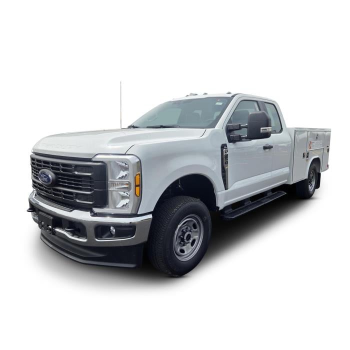2026 Ford F-250 XL in Oxford White — front three-quarter view