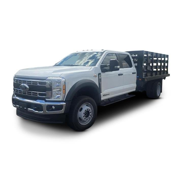 2026 Ford F-450 XL in Oxford White — front three-quarter view
