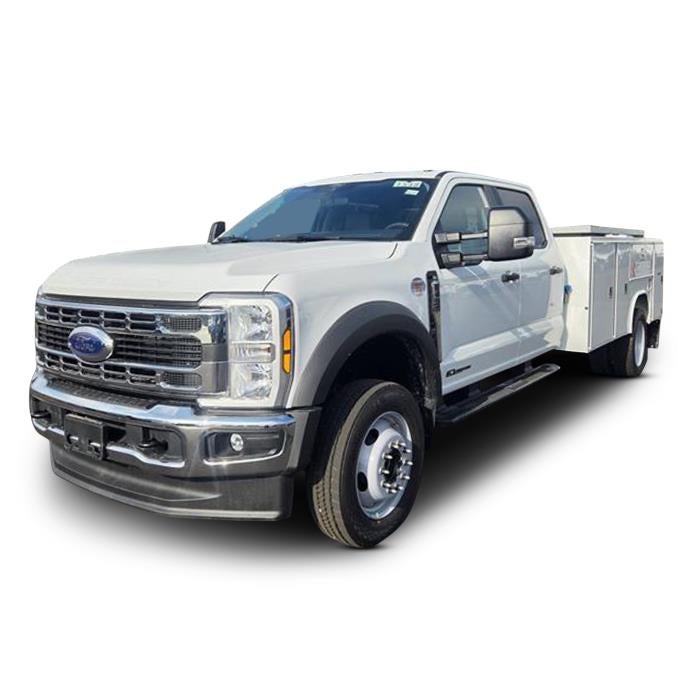 2026 Ford F-450 XL in Oxford White — front three-quarter view