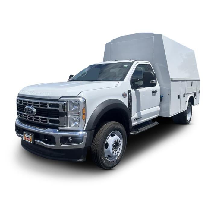 2025 Ford F-550 XL in Oxford White — front three-quarter view