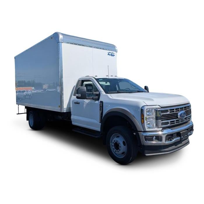 2026 Ford F-450 XL in Oxford White — front three-quarter view