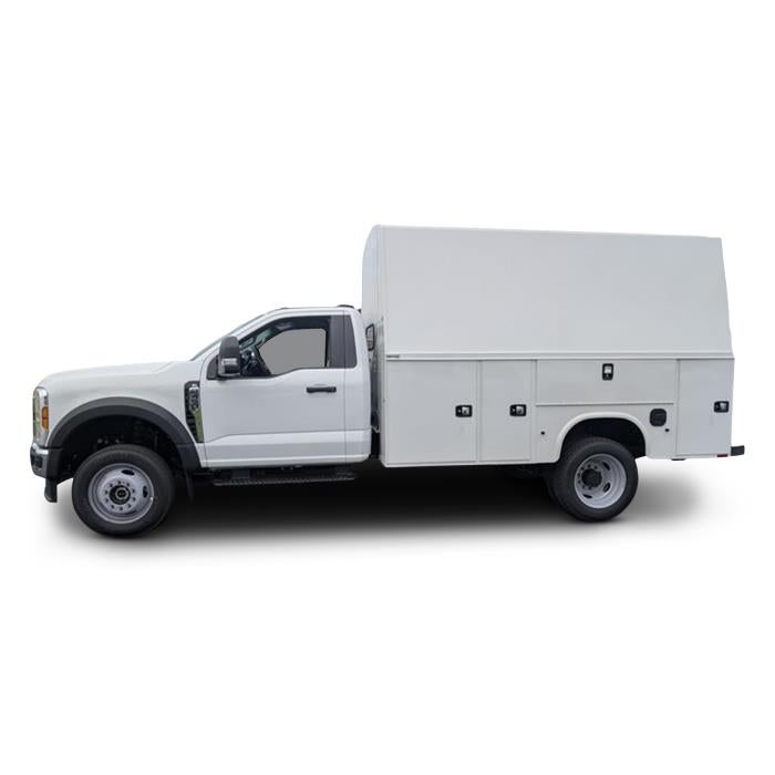 2026 Ford F-450 XL in Oxford White — front three-quarter view