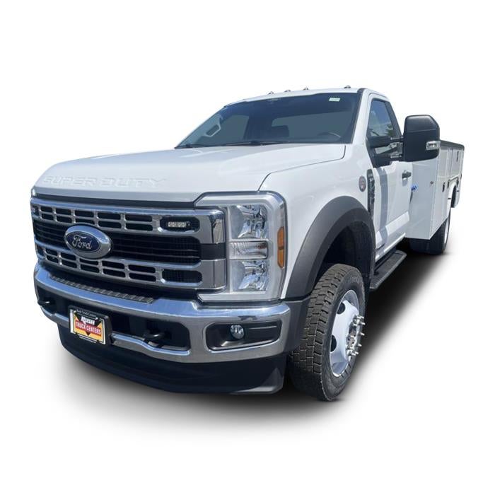 2025 Ford F-450 XL in Oxford White — front three-quarter view