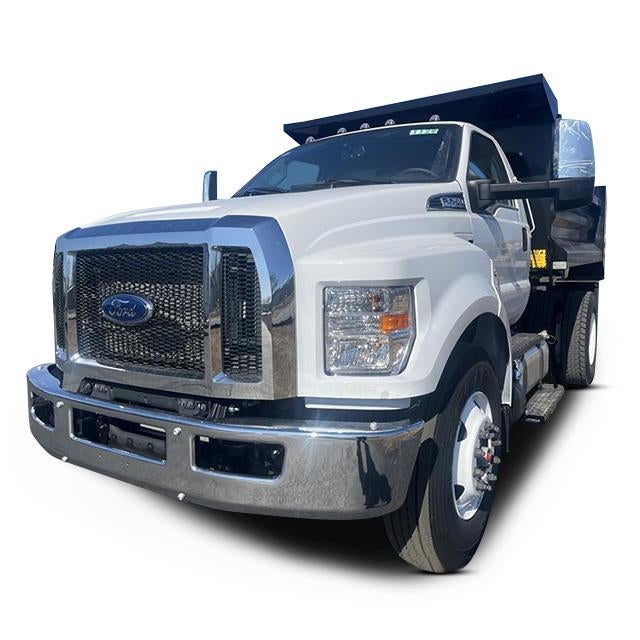 2026 Ford F-750 Standard in Oxford White — front three-quarter view